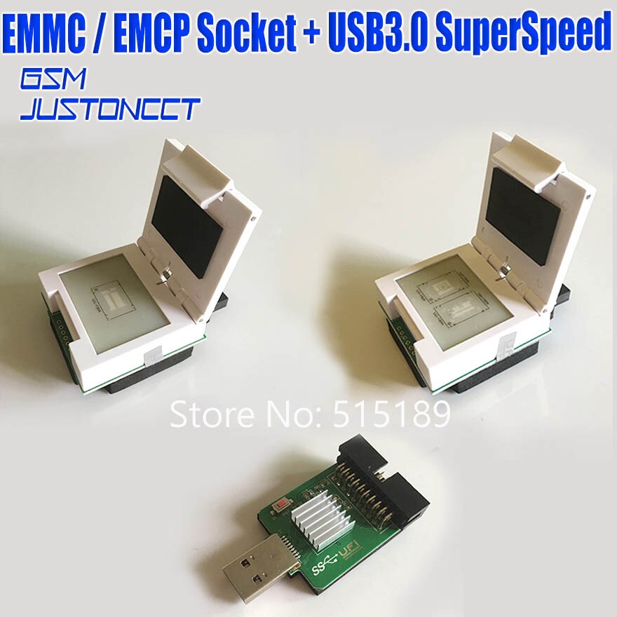 EMMC espe 소켓 + 2 인 1 EMMC/espe 소켓 + USB3.0, EMMC 동글 UFI 박스용 초고속 USD / EMMC 리더